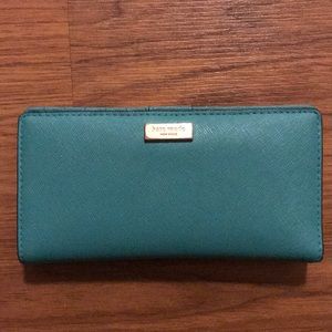 Kate Spade Teal  Stacy Wallet